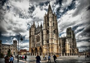 Cathedral in Leon, Spain