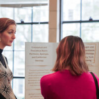 First-year MA/PhD students present research in poster session